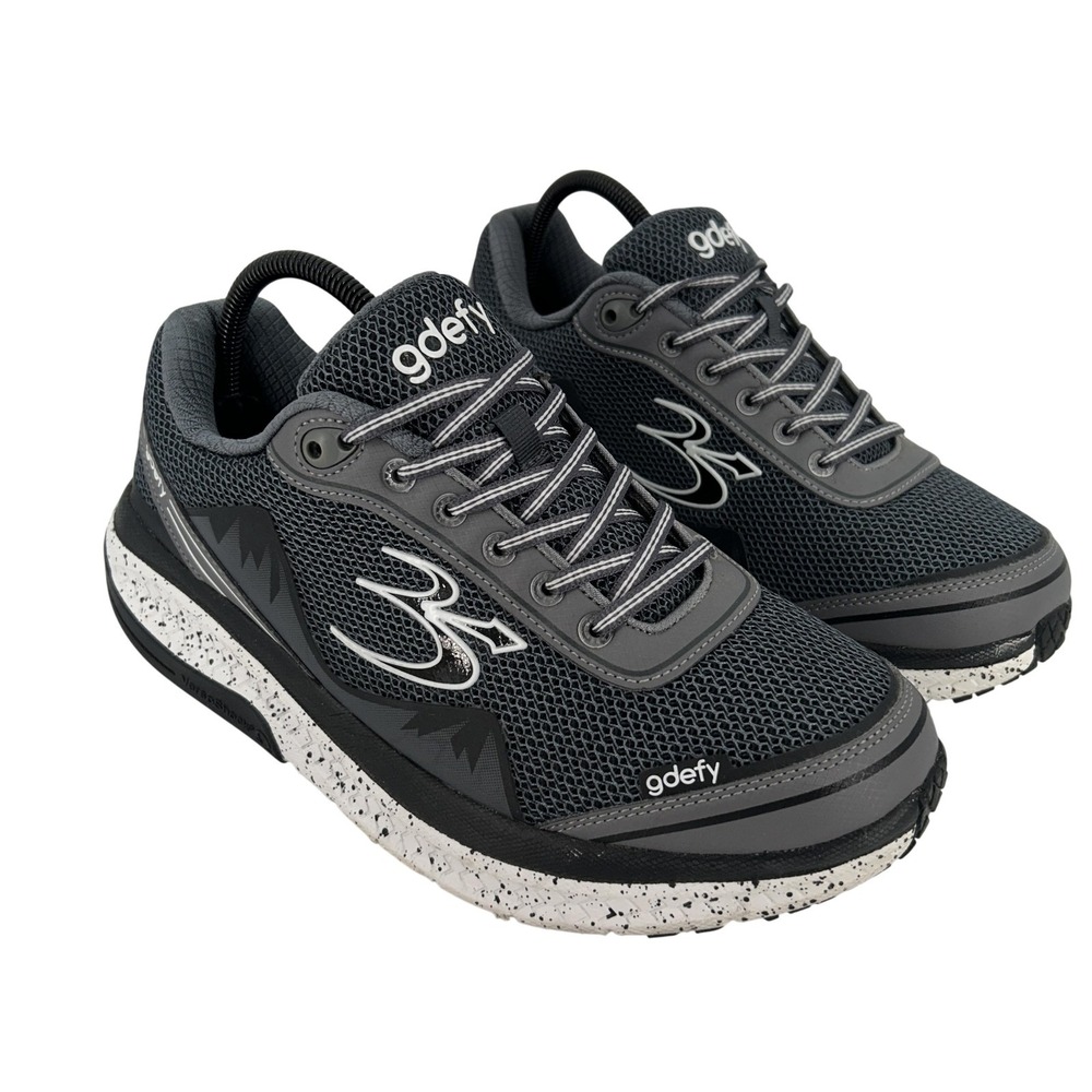 Gravity Defyer Gdefy Shoes Mens Size 10 Gray Walking Sneakers TB9024MGS-W‎